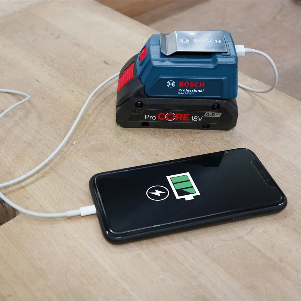 ボッシュgaa 18V-24 usbバッテリーアダプタボッシュ電動工具電源銀行 