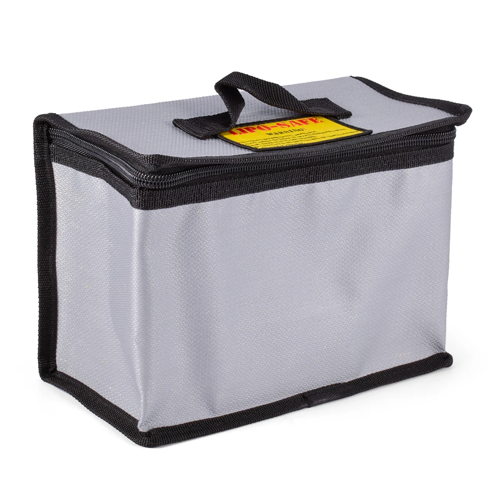 S519d0754fe5143c78f279de518b968d7X Lipo Guard Safety Bag Fireproof Explosion-Proof Portable Lipo Safety Bag 215*115*155mm for RC FPV Racing Drone Car Battery Safe