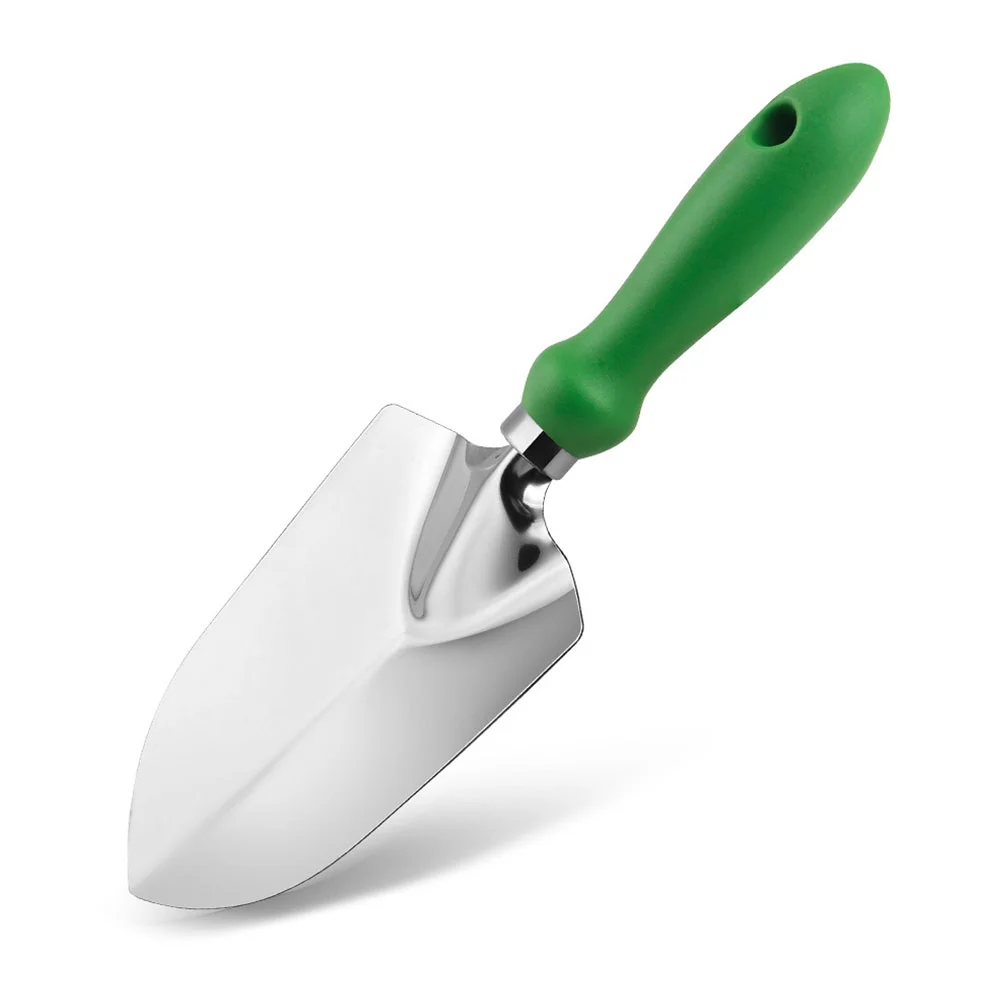 Gardening Tools Hand Stainless Steel Anti-rust Bed Weeding Transplant Digging (plastic Handle Large ) Spade