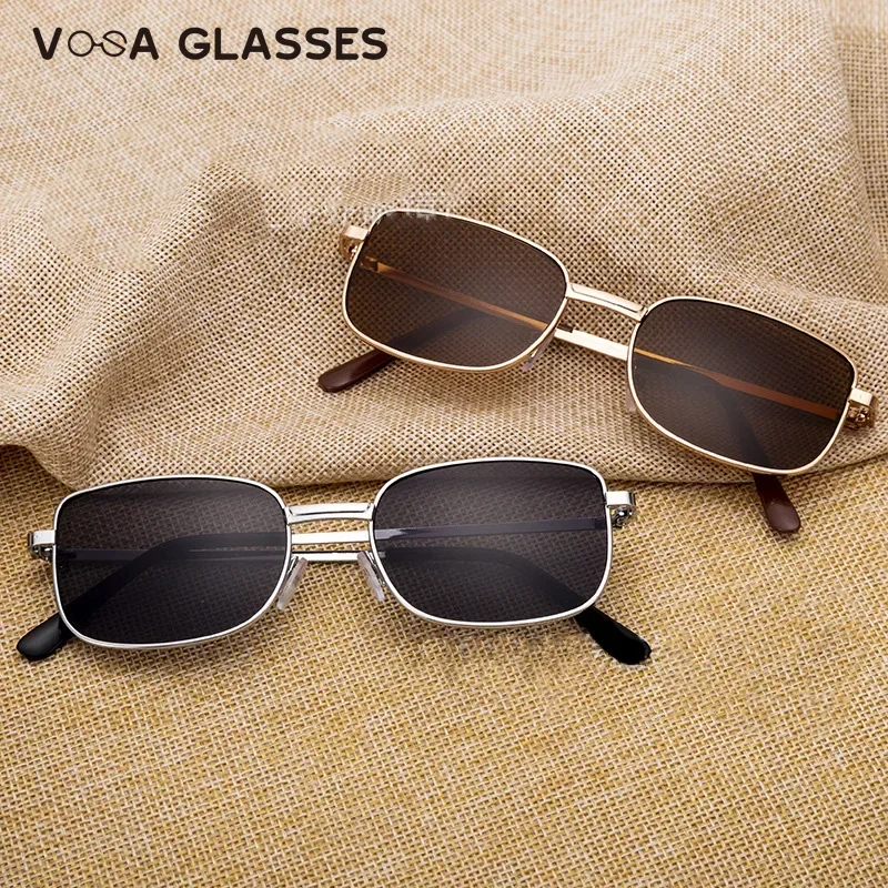 

New Gentleman Square Sunglasses for Men High-end Men's Sunglasses Black Brown Vintage Sun Glasses for Women Designer