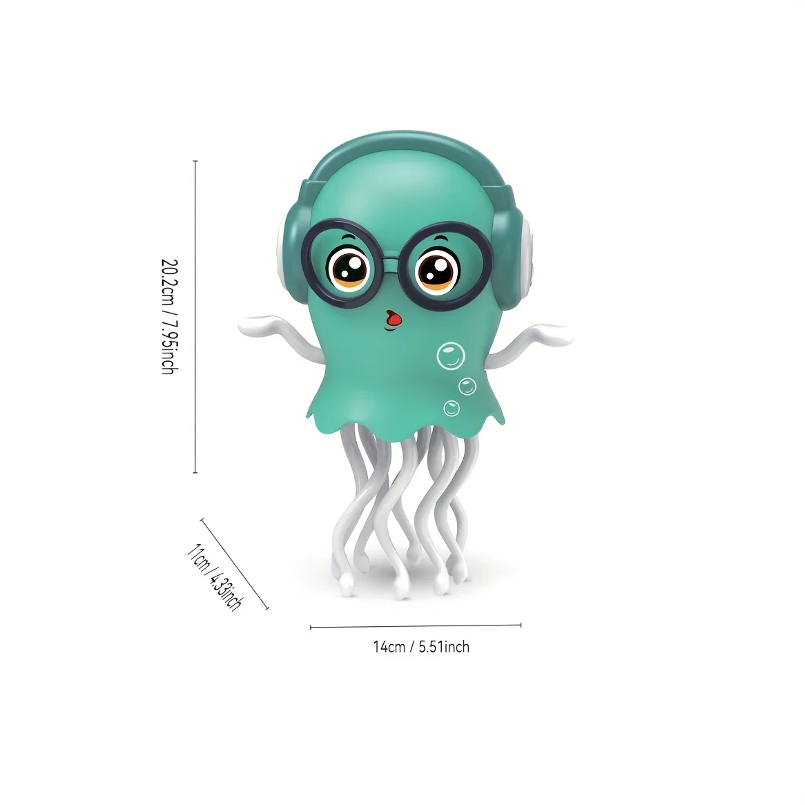 마법의 춤추는 문어 인터랙티브 전자 장난감 음악과 빛 춤추는 전자 애완동물 스트레스 해소 선물 홈 장식
