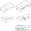 Premium Electric Adjustable Bed Base with Variable Height High-Low Positioning and Wall Hugger Feature, Bed Frame 3