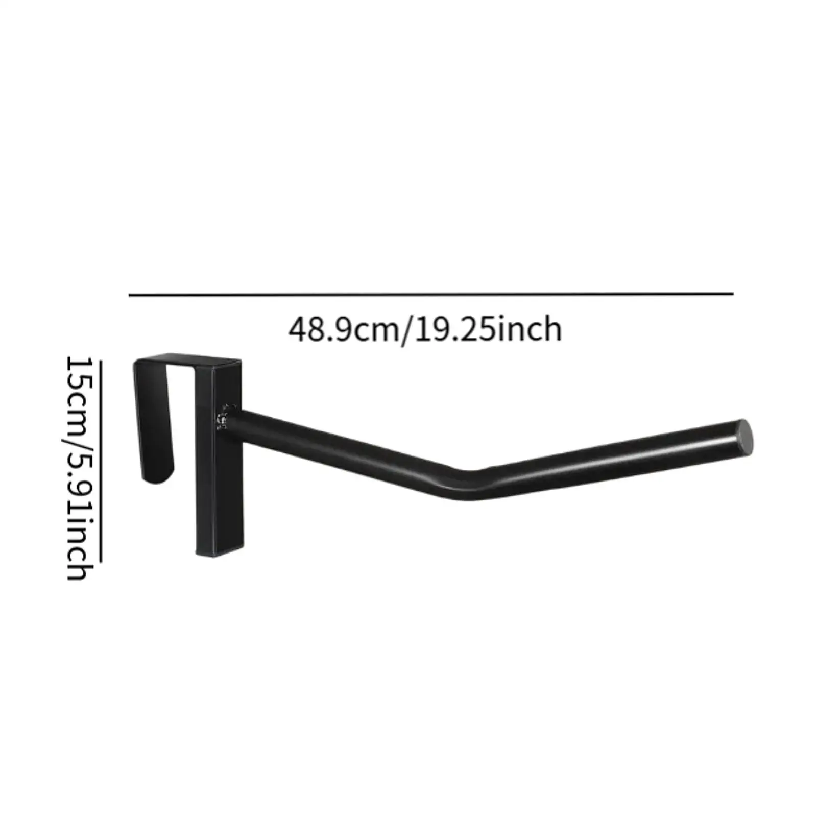 Horse Saddle Rack Stand Organizer Black Removable Equestrian Stable Organization Saddle Bar Hangs on Stall Walls or Doors