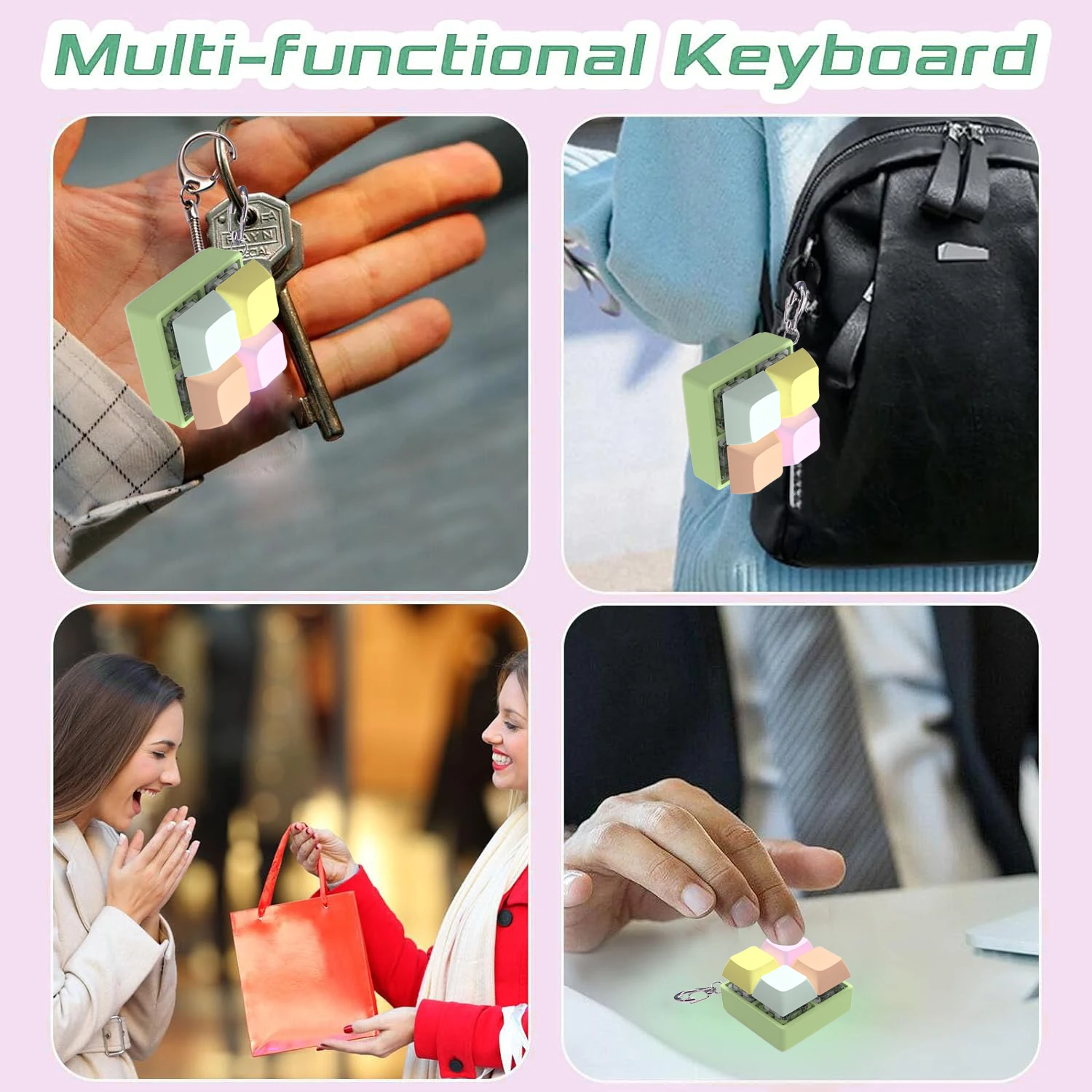 Decompression keyboard Stress Relieving Toys Release Stress Autism Anxiety Relieve Adult Kids Relief Anti-Stress Fingertip,fidget toys,anti stress toys,mini fingertip toy