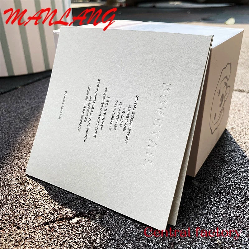 Custom  Custom Luxury High Quality White Special Paper Card Greeting Card With Concave Convex Printing Process Excellent Texture