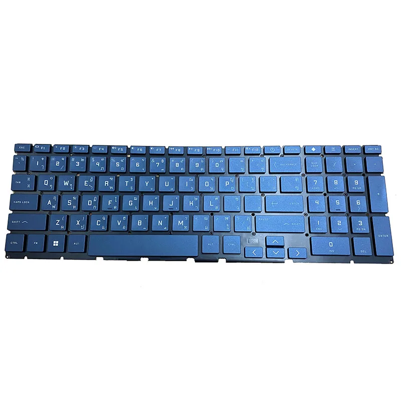 Teclado de Laptop Retroiluminado Azul Claro cz fr ti hp Victus 16-e 16-e0085cl 16-e0161nr 16-e1085cl Tpn-q264 Original Novo Original - Imagem 2
