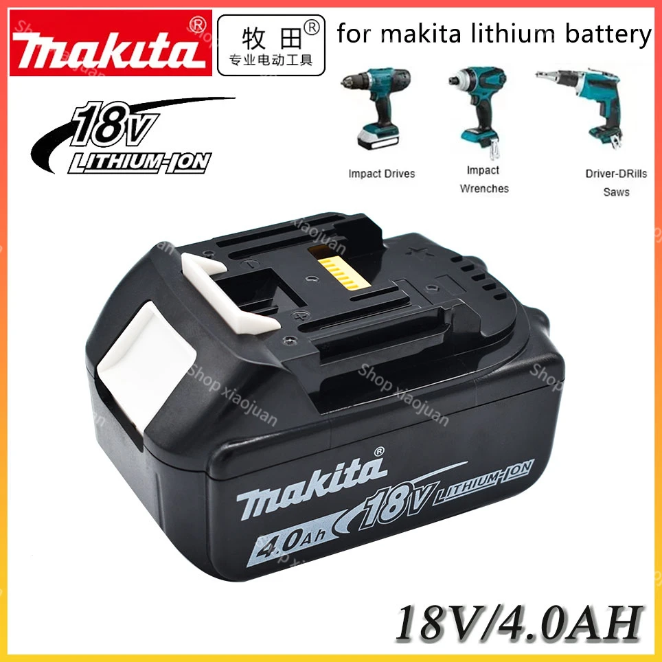 

Original Makita 6Ah/5Ah/4AH/3Ah for Makita 18V Battery BL1830B BL1850B BL1850 BL1840 BL1860 BL1815 Replacement Lithium Battery
