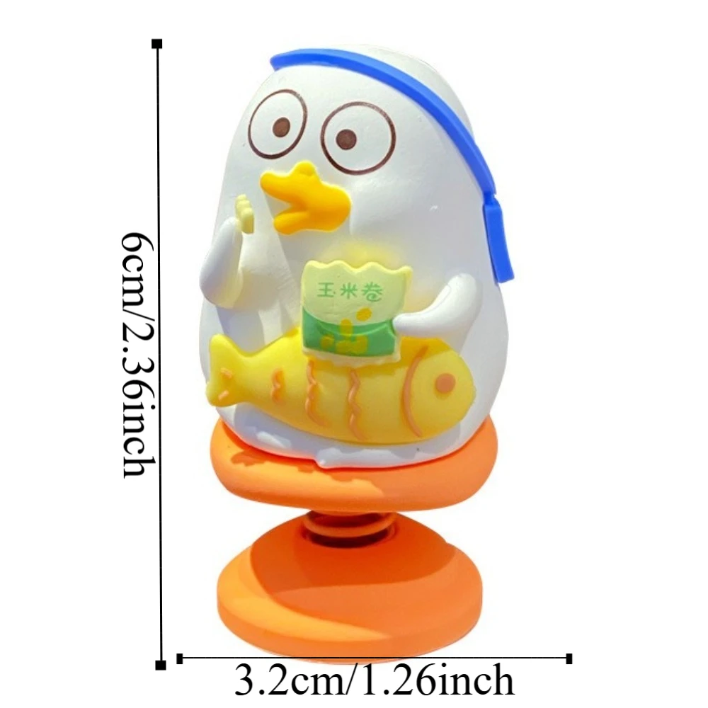 Funny Little Liu Duck Shaking Car Ornaments Collection Statue Little Liu Duck Car Decoration Cartoon Cute Car Bobblehead Figure