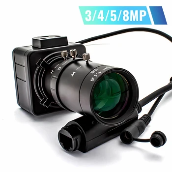 WGWK 4K MINI Tipo Telecamera IP Obiettivo Varifocale 5-100mm Per Sistema POE NVR Casa Interna Onvif P2P Sistema CCTV Videocamera di Sorveglianza