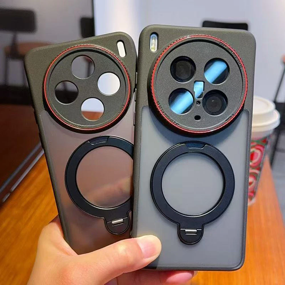 Magnetic 360° Rotatable Shockproof Stand Case with Camera Protection
