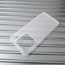 Square Transparent Matte Silicone Shockproof Back Cover Shell - Luxury Ultra Thin Clear Case for Xiaomi 17 pro (WHITE)