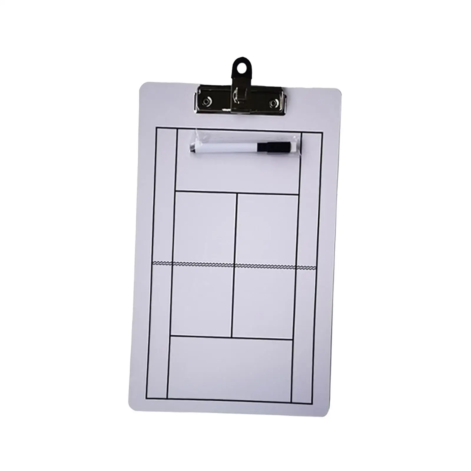 Tennis Coaching Boards Portable Rewritable Volleyball Soccer Coaches Reusable 35x22cm with Marker Pen Coaches Marker Whiteboard