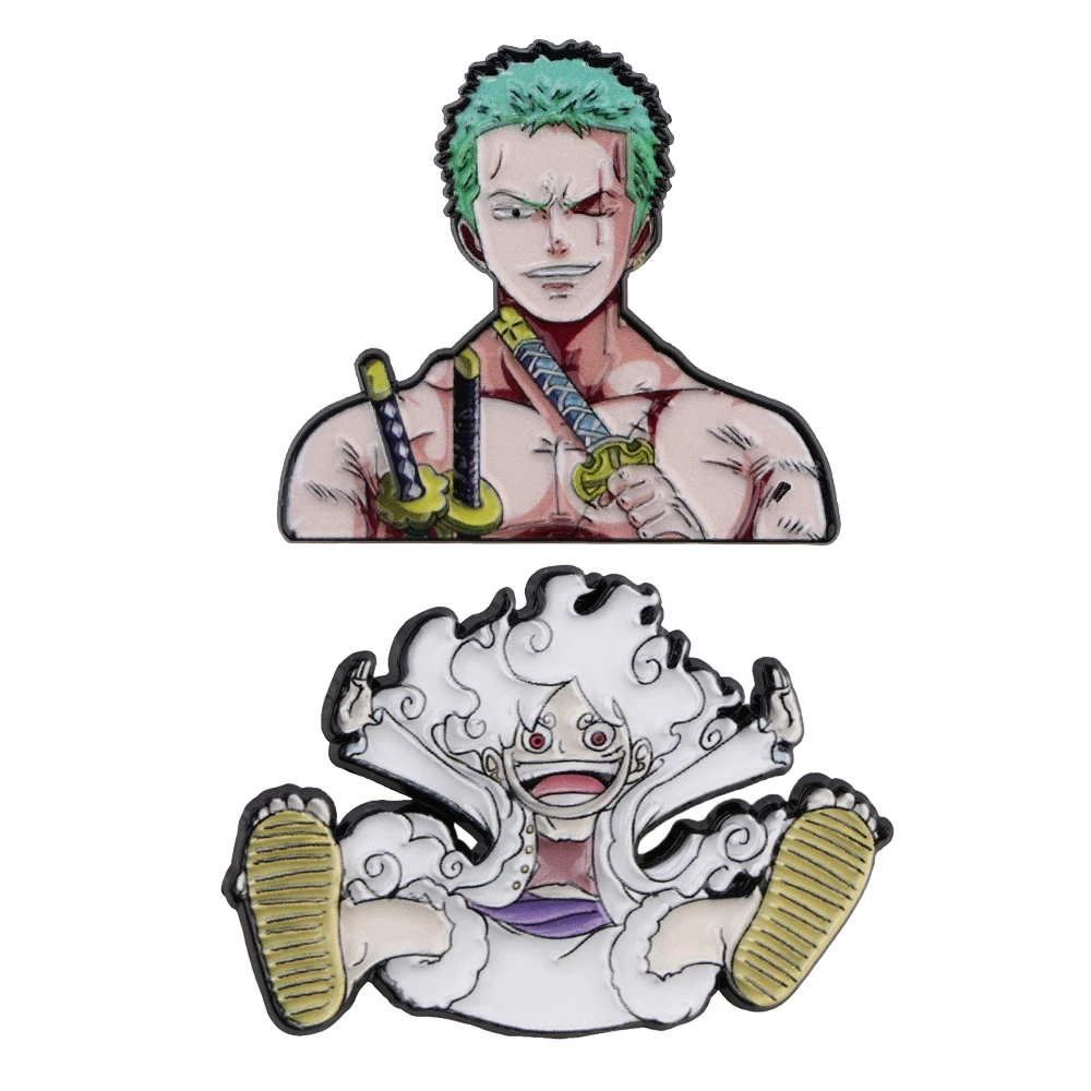 JapaneseAnimeRoronoaZoroCoolMenLapelPinsforBackpackBroochon