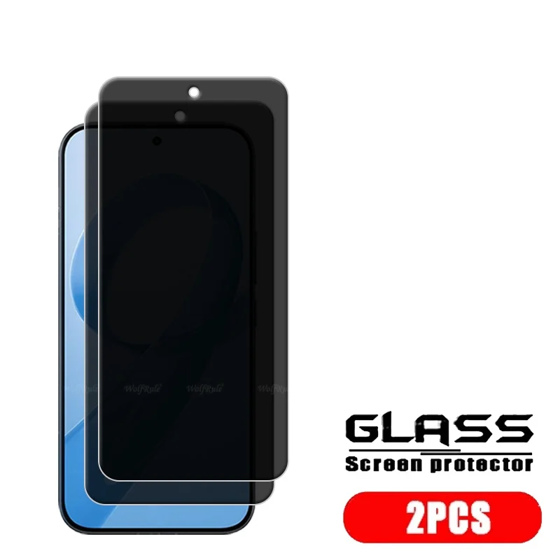 Premium Privacy Tempered Glass Screen Protector, 9H Anti-Spy Cover