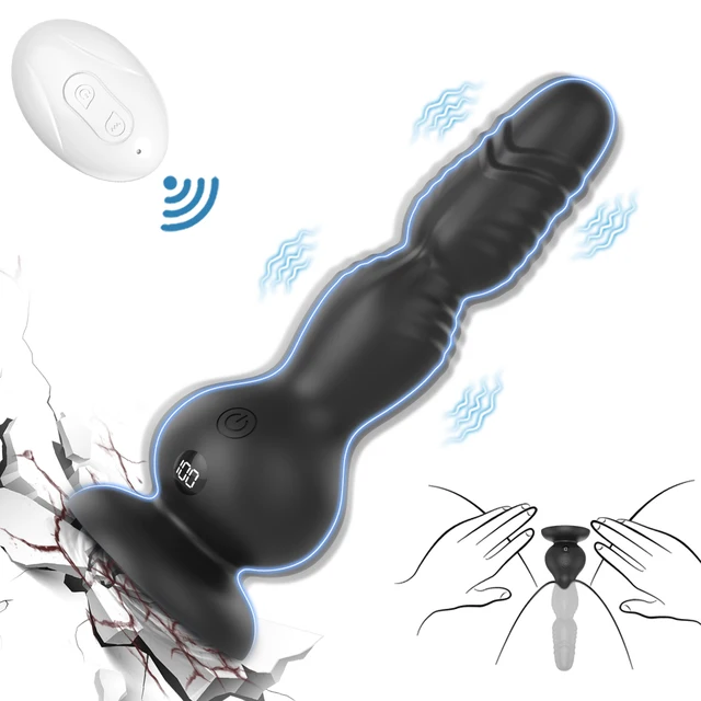 Erwachsene Sex Spielzeug Drahtlose Vibrierende Anal Perlen für Frauen Männer Anus Stimulieren Butt Plug Anal Vibrator Kugeln Masturbator Werkzeug