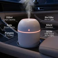 Mini humidificateur d'air USB portable Goutte d'eau Bureau Intérieur Ménage Humidificateur d'atomisation silencieux pour le bureau et la maison 5