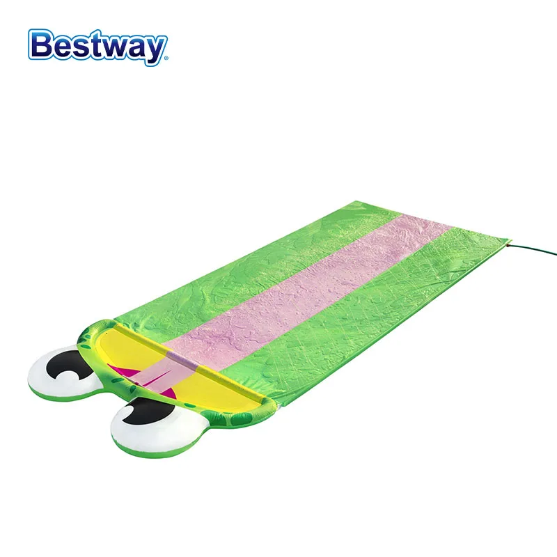 Bestway 52389 1PC Friendly Frog Slide, Frog Slide and Waterslide, Water Slide and Skateboards 5