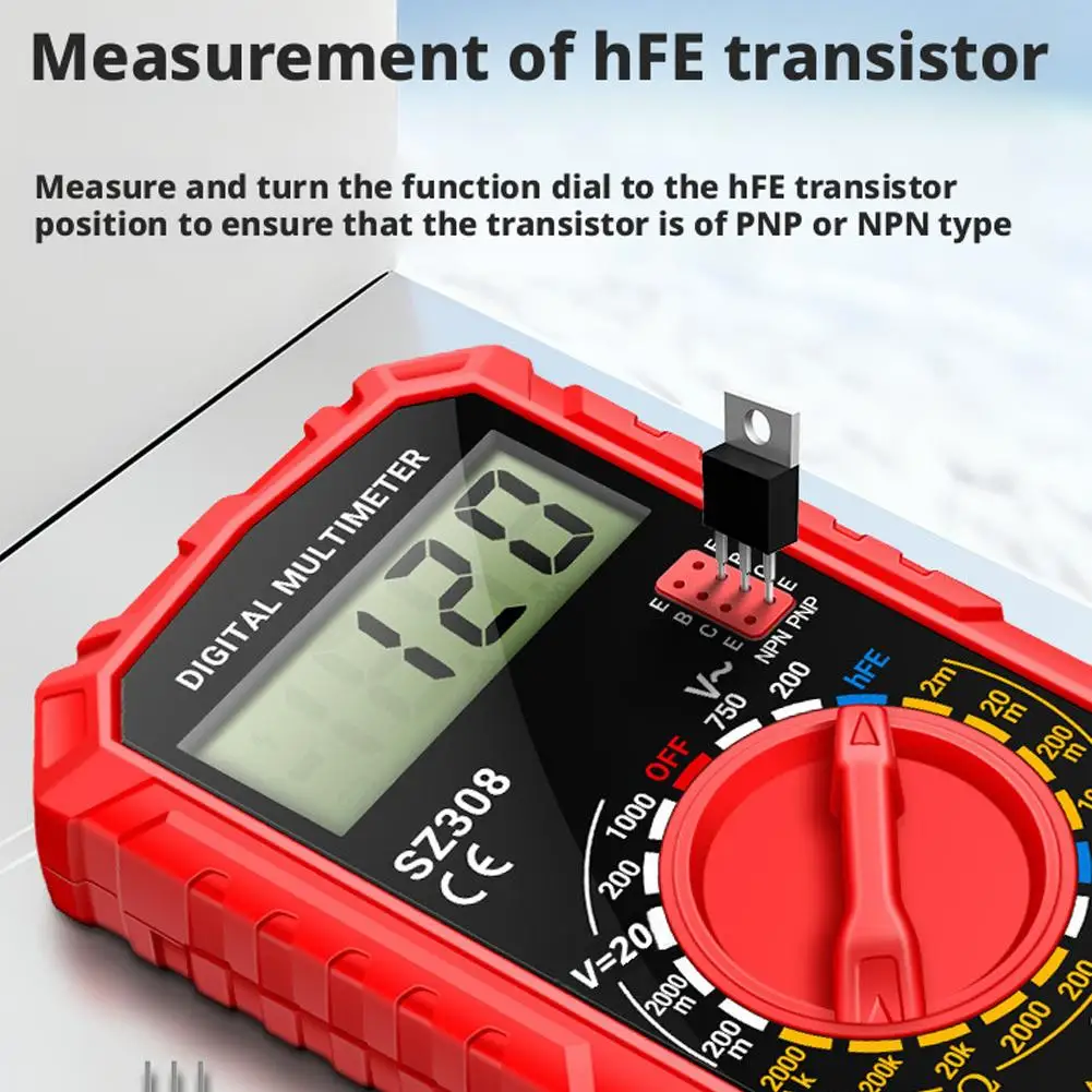 새로운 자동차 회로 테스트 테이블 디지털 멀티미터 전기 기술자 테스트 및 유지 보수 디지털 디스플레이 다기능 테스트 도구