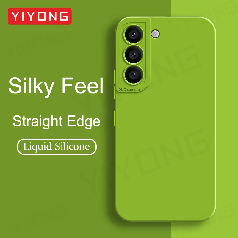 Silky Feel Liquid Silicone Soft Phone Case by YIYONG