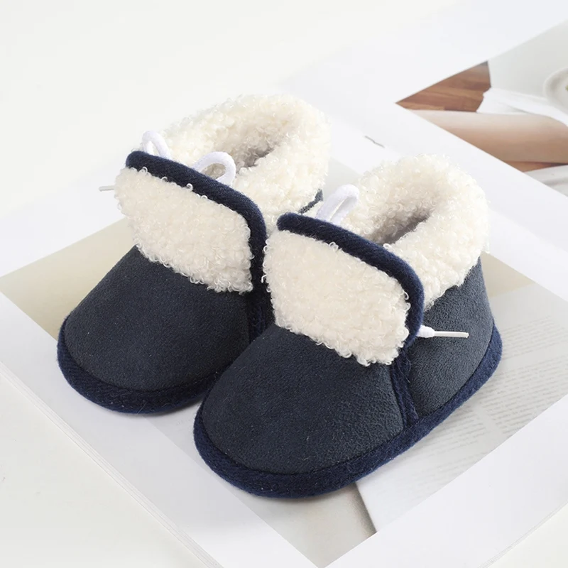 Acheter Mode bébé fille garçons nouveau-né hiver bottes chaudes enfant en  bas âge infantile chaussettes souples