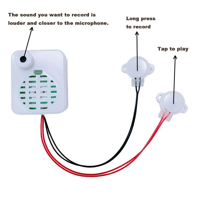 Plush Toy Voice Recorder Stuffed Animal Voice Box Recordable Sound Module Plush Dolls Voice Message Recorder Device 3