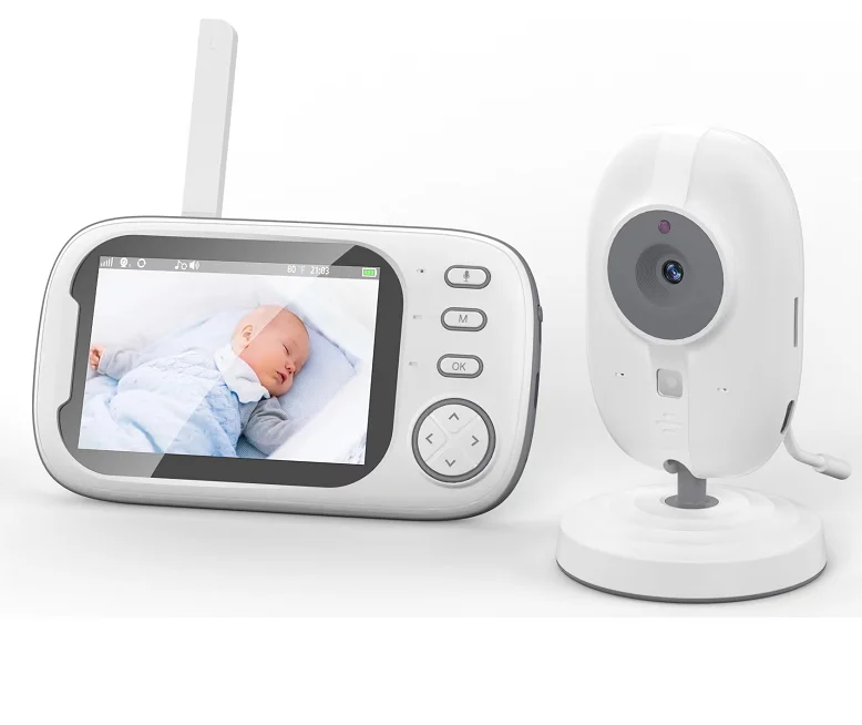 3.5Inch TFT Monitor Feeding Plan Wireless Intercom Baby Camera Crying Detection Temperature Display Baby Camera VOX Babysistter