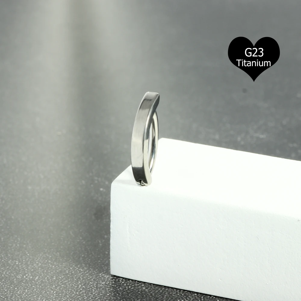 G23 Titanium Piercing 14G Belly CZ Button Ring Reverse Curved Navel Ring Women Bar Length Barbell Piercing Body Jewelry Earrings