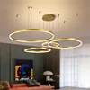 Nordic Ring Led Pendant Lights With Remote Control For Hall Bedroom Living Dining Room Chandelier Home Decor Suspension Fixture 1