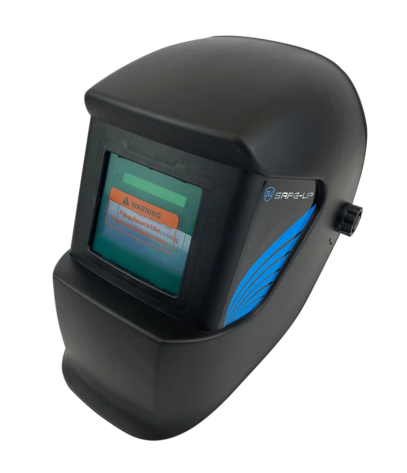 Máscara de Soldadura SAFE-UP con energía Solar con oscurecimiento automático 2 sensores de arco 90x30