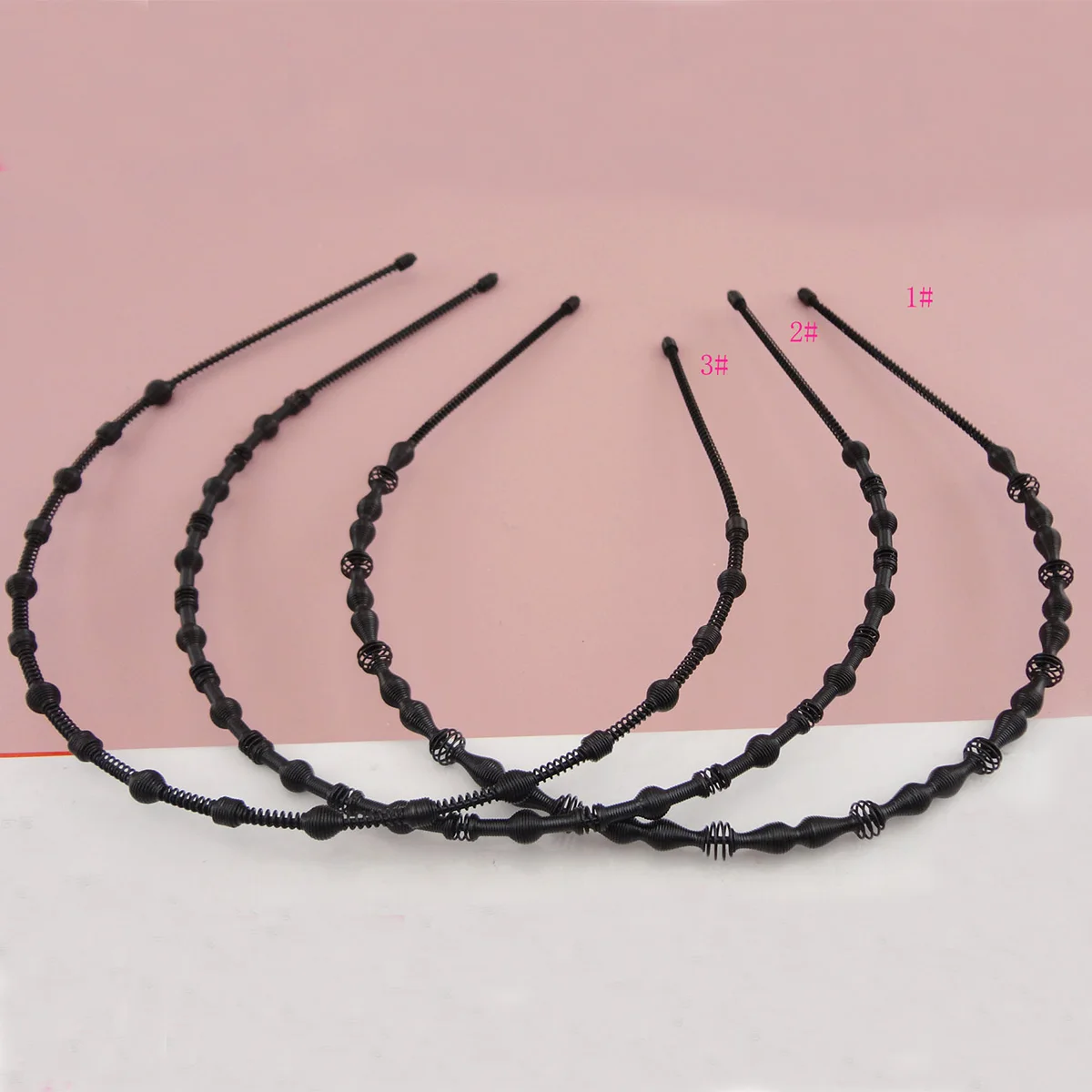 Neue praktische Black Metal Zähne Kamm Haarband HairHoop Stirnband für FraR_gj 