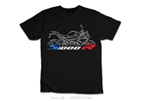 Oversized T-shirt Casual S1000R Motorcycle T Shirt Unisex Tops Tees Graphic Summer Cotton Tshirt Mens Clothing