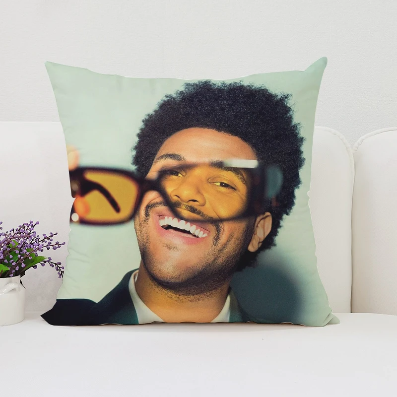 

Sofa Cushions New The Weeknd Car Decoration Fall Pillow Cover 40x40 Decorative Pillows Covers Pillowcases 50x50 Pilow Cases Body