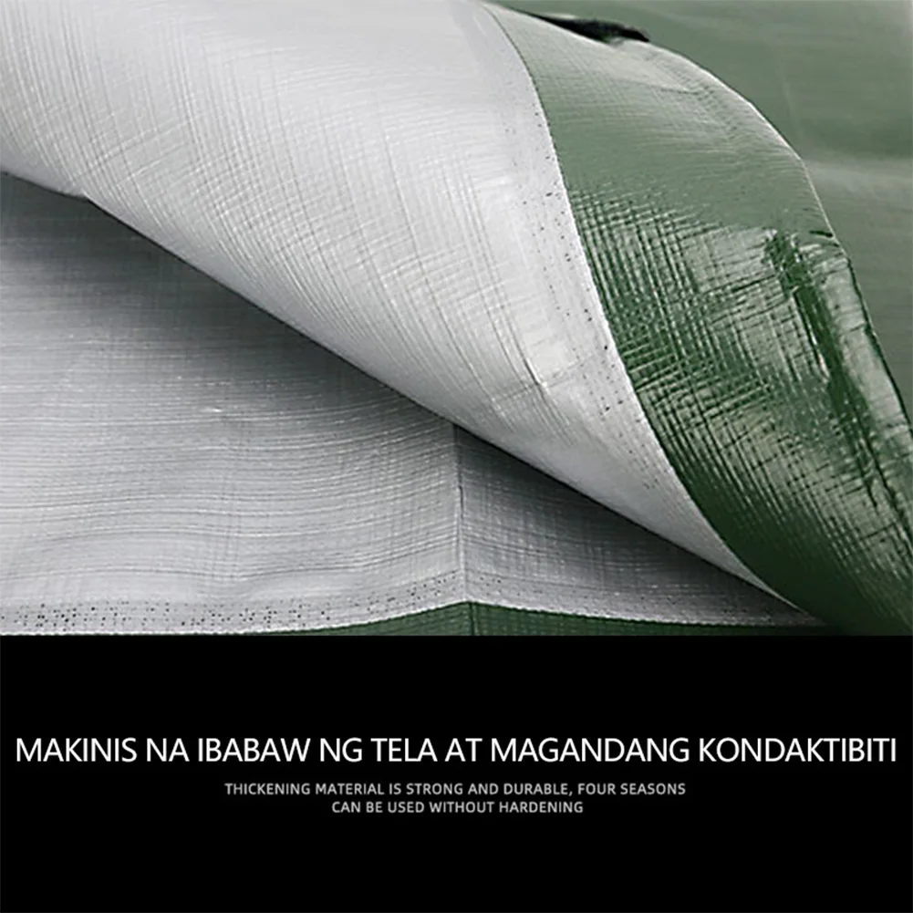 Tarpaulin Waterproof Multipurpose Protective Cover Sunscreen All Purpose Tarp Cover 6x10/10x13/13x16 Feet Thick Poly Tarp Cover