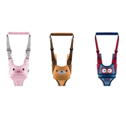 Arnés duradero para caminar para bebé, asistente de caminar para niño pequeño con entrepierna desmontable, seguro, ayuda de aprendizaje para caminar