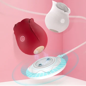 Rose Sucking Vibrator for Women Clitoris Massager Nipples Sucker G-Spot Stimulator Sex Toy for Women Female Masturbation Product 5