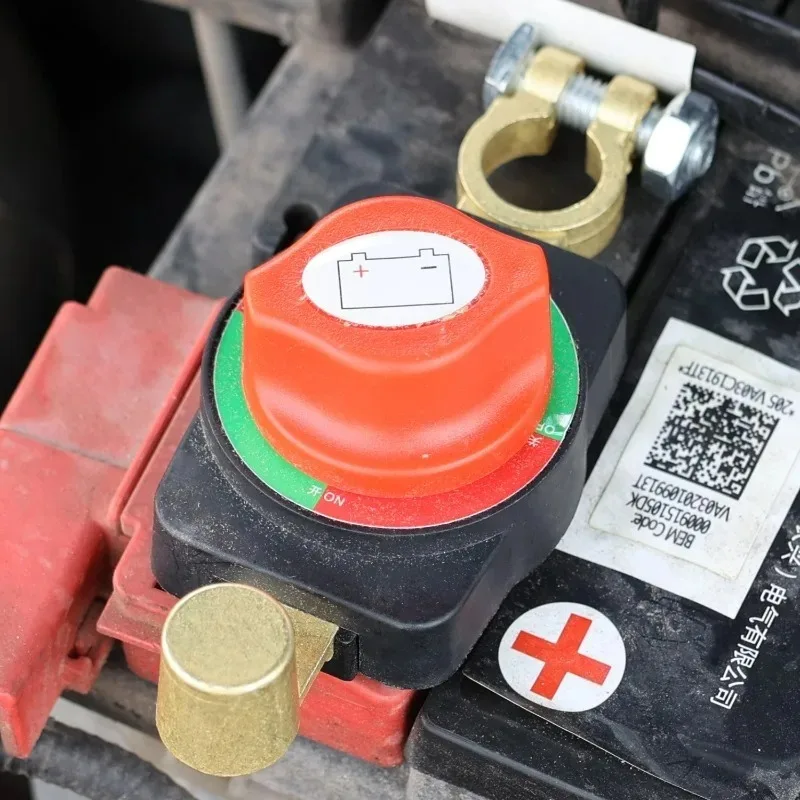 Auto Battery Disconnect Switch on/Off Battery Isolator Power Cut Master Isolator Circuit Breaker Parts for Car/Rv/Boat 12-48V