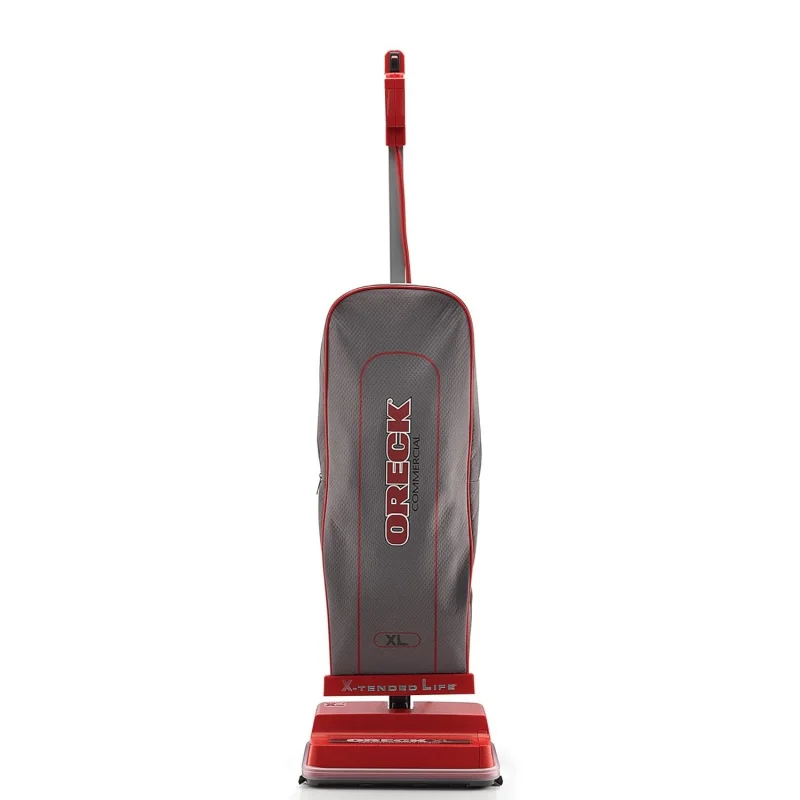 Commercial Professional Bagged Upright Vacuum Cleaner, for Carpets and Hard Floor, with High-Speed Double Helix Brush Roll, Scat