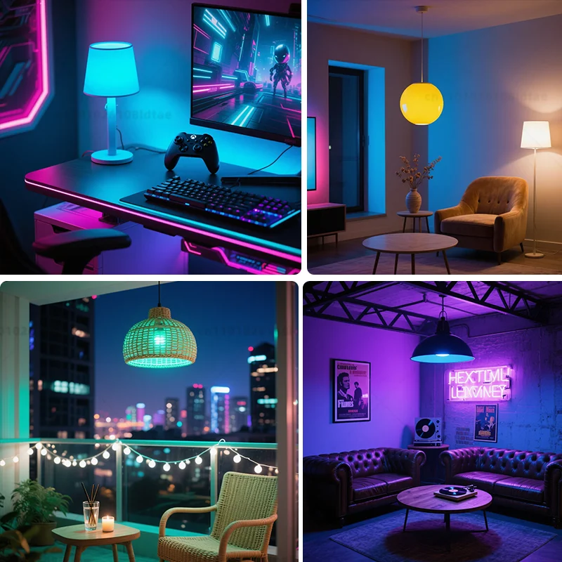Smart LED Bulb Cozylife WiFi E27 9W Bubble Dimmable Voice Control RGBCW 85-265V Smart Life Support Alexa Google Home