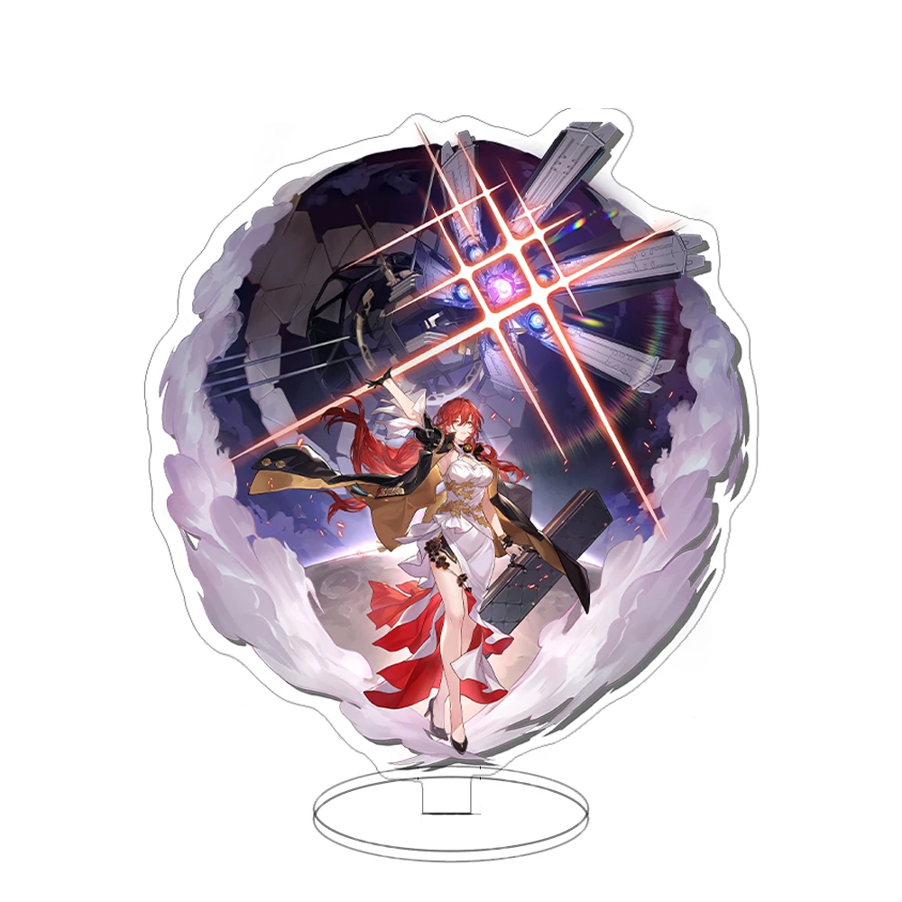 Honkai: Star Rail March 7th Acrylic Stand – Anime Fan Collectible and Cosplay Gift Keychain