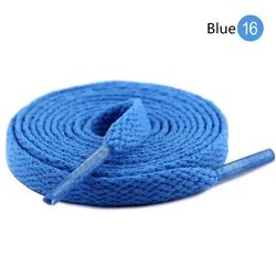 Vibrant Color Flat Shoelaces for Sneakers - Stylish Shoe Accessories (Blue)