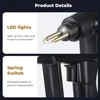 New 70W Hot Stapler PVC Plastic Welder Heat Gun welding machine plastic bumper soldering iron garage tools Car bumper Repair kit 5