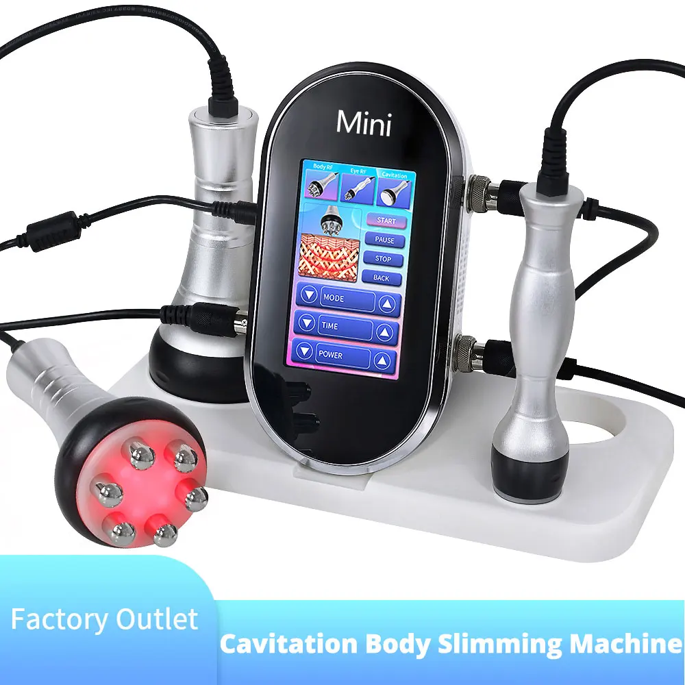 

40KHZ Ultrasonic Cavitation Body Slimming Machine Facial Massager LED RF Beauty Device Skin Tighten Face Lifting Skin Care Tool