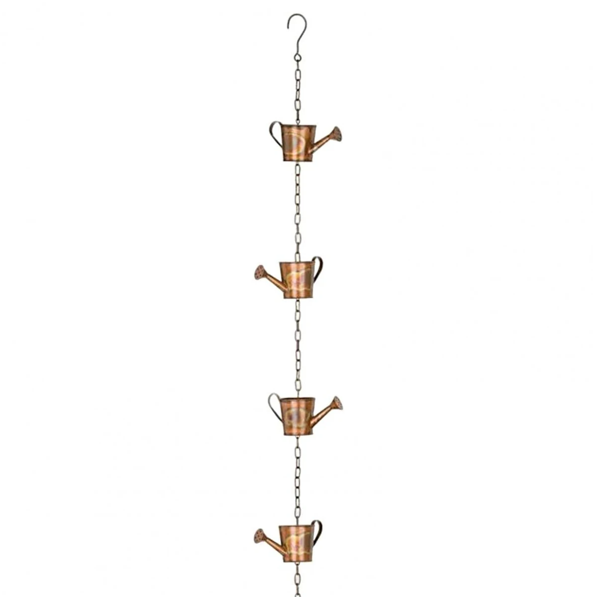 

Rain Chain Metal Rainwater Catcher Chain Watering Can/Bell Shape Hanging Rain Gutter Chain Decorative Rain Cup Chain Diverter
