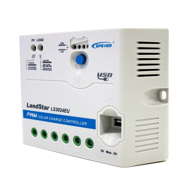 LS3024EU 30A EPEVER PWM Solar Charge Controller Regulators Programmable Max Pv I