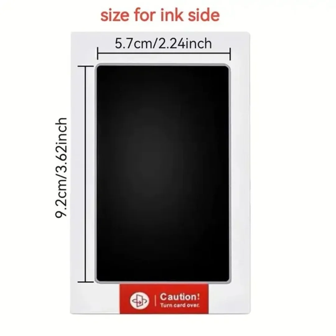 Baby handprint footprints ink pads safe non-toxic no-touch skin inkless inkpad kits pet cat dog paw prints souvenirs gifts 1 Set