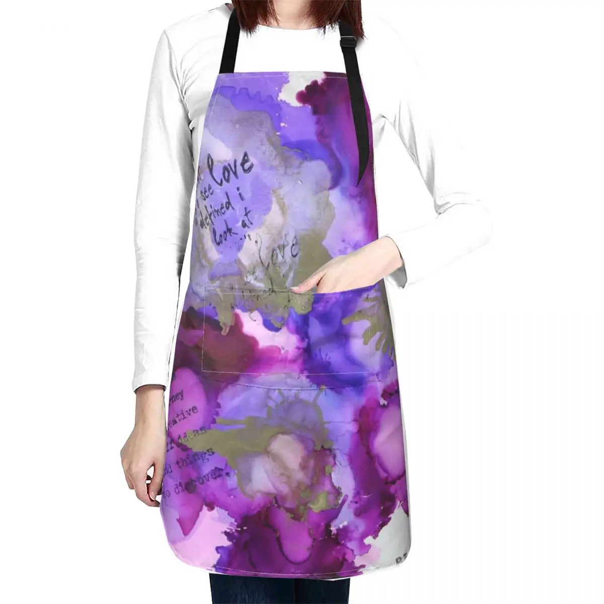 Perfect (happy art) Apron Dress Apron Kitchen Front