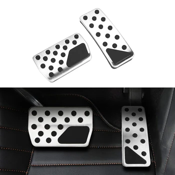 Stainless Steel Car Pedals Gas Brake Pedal Cover for Jeep 1