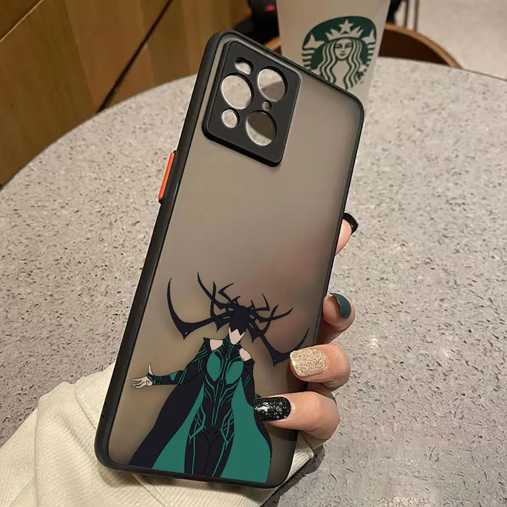 thumbnail image 1 of Funda mate para OPPO Realme 10 9 9I 8 8I 7 7I 6 5 FIND X3 X4 PRO 4G 5G Funda Coque Capa Shell Los vengadores de Marvel héroes sin rostro, 1 of 5