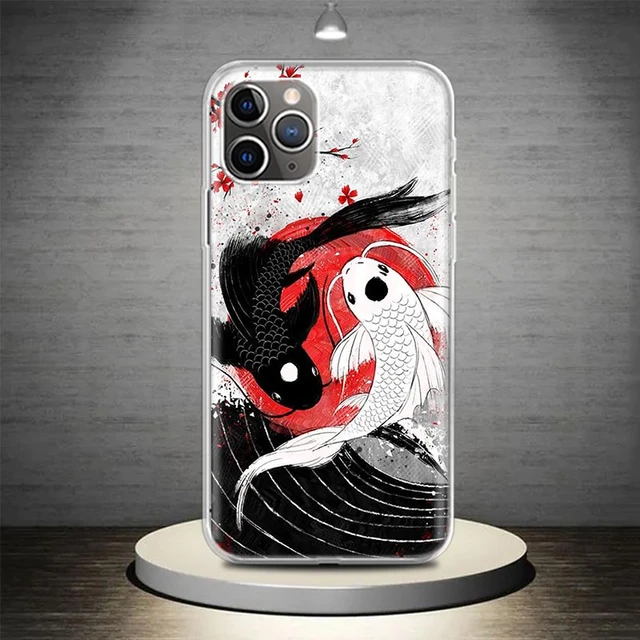 Koi Carp Fish Phone Case Cover For iPhone 14 13 Pro 11 15 Art 12 XR