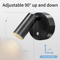 Dimmable Led Spotlight Rechargeable Cordless Wall Lamp Magnetic with Touch Switch Brightness Color Adjustable Bedroom Cabinet 2